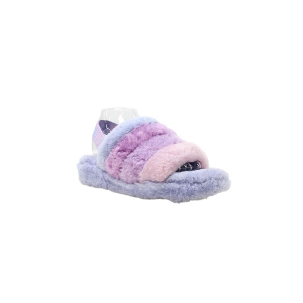 Ugg Womens Open Toe Slingback Platform Slippers Purple Size 9